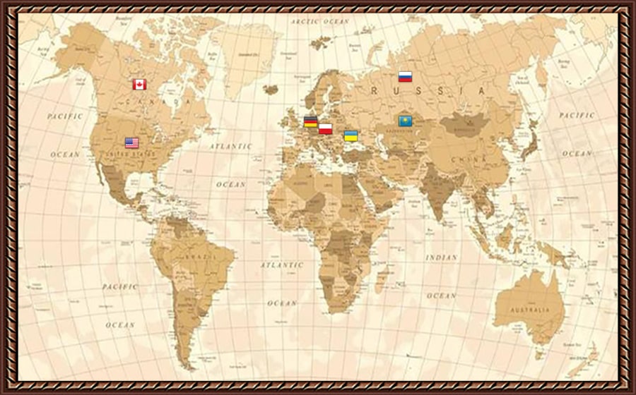 Український родовід - мапа пошуків